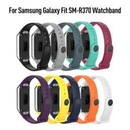 Nouveau Bracelet En Silicone Pour Samsung Galaxy Fit Bracelet SM-R370 dehors Bande Nail strucShnel