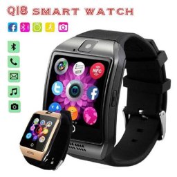 Montre intelligente compatible Bluetooth avec caméra Q18 Facebook Whatsapp Twitter Dividehors