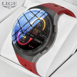 LIGE-Montre intelligente étanche pour Android et IOS tracker d'activité sphygmomanomètre de
