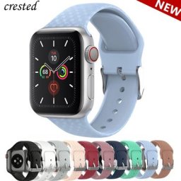 Bracelet de montre Bergame 3D pour Apple Watch bracelet de sport en silicone bracelet de montre