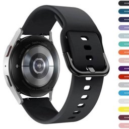 Bracelet de Montre en Silicone pour Samsung Watch 5 Pro Gear S3 Active 2 Galaxy Watch 4/5 40mm