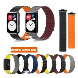 Bracelet en Silicone à boucle magnétique pour Huawei Watch adapté/adapté nouveau