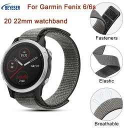 Bracelet de montre à crochet et boucle bracelet en nylon de remplacement Instinct Garmin Fenix 6