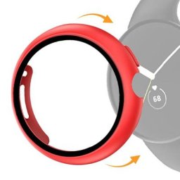 Glass+Cover For Google Pixel Watch Protective Case Full Hard PC Screen Protector For Pixel Watch