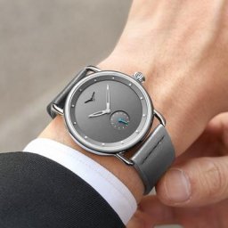 UTHAI – montre à quartz pour hommes étanche haut de gamme simple mode décontractée ceinture