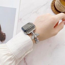 Bracelet en forme d'abeille pour femmes pour Apple Watch série 8 7 6 SE 5 4 3 Bracelet en métal