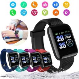 Bracelet connecté de sport 116plus moniteur de fréquence cardiaque sans fil podomètre 116S