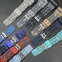 Bracelet de montre en résine CamSolomon Applicable pour mol G-SHOCK GA-100 110 GD-120 accessoires de