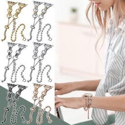 Wristbands Sweatbands Stainless Steel Watch Strap Band Suitable For IWatch Series 7 45MM Metal