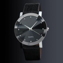 Montre-bracelet en cuir pour femme horloge à quartz ceinture décontractée simple dames mode