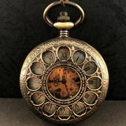 Steampunk – montre de poche squelette mécanique rétro haute qualité remontoir à main de luxe pour