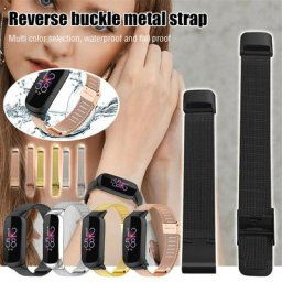 FITBIT-Bracelet de Luxe en Acier Accessoires de Remplacement de Haute Qualité Convient pour le