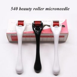 Rouleau derma 540 pure/0.25/0.3mm de longueur rouleau dermoroller en titane pour traitement de la