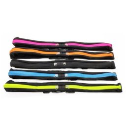 Sac de taille unisexe pochette de ceinture de sport support étanche sac à fermeture éclair