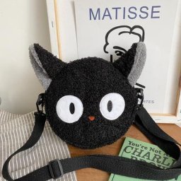 Anime Kiki Delivery Service Sacs pour femmes JiJi initiated KiKi Cat Cosplay Peluche Petit sac