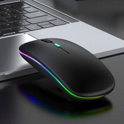 Souris sans fil Rechargeable silencieuse réglage DPI à 3 niveaux pour ordinateur portable