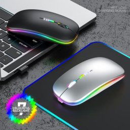 Souris sans fil Bluetooth à chargement transfrontalier muette affichage de l'alimentation bureau