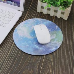 Tapis de souris avec espace et planète pour ordinateur portable bureau de jeu polymères
