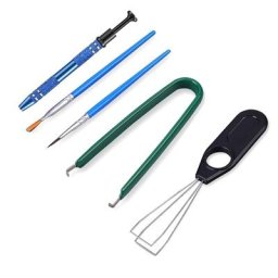 Kit d'extracteur de capuchons de clavier pour clavier mécanique MX 5 pièces/paquet