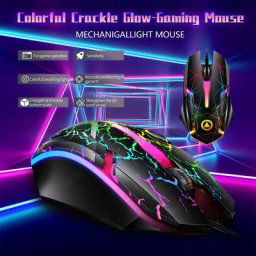 Filaire USB coloré Gaming 1200 DPI Portable divertissement de bureau accessoires ergonomiques pour
