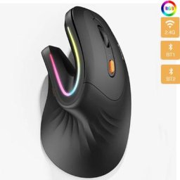 Jomaa-Souris verticale aste sans fil pour ordinateur portable souris ergonomique rétroéclairée