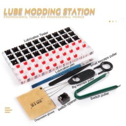 Panneau pour lubrifier la base d'interrupteurs pour bricolage plateforme de retrait clavier