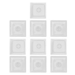 10Pcs PBT Transparent Keycaps XDA Backlit Cover for Mechanical Keyboard
