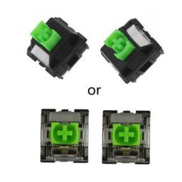 Interrupteurs RGB vert durables 2 pièces pour clavier mécanique razer blackwife Lite Cherry MX