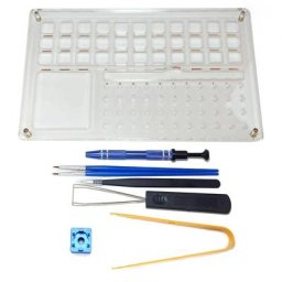 Kit d'extracteur de capuchons de clavier 8 pièces Station de lubrifiant extracteur de capuchons
