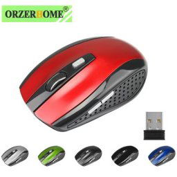 ORZERHOME 2.4GHz souris sans fil DPI Gaming 6 boutons souris optique avec récepteur USB pour