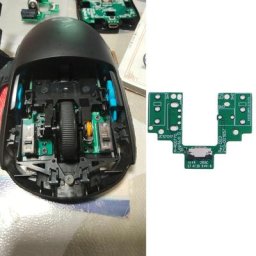 Carte mère supérieure Micro Button Mouse souris sans fil GPro côté supérieur carte mère pour clé