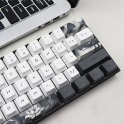 Capuchons de remplacement pour clavier mécanique PBT sublimation thermique 124 pièces