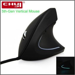 Souris verticale ergonomique filaire USB 3200 ug I LED optique pour ordinateur de bureau souris