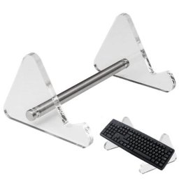 Support de clavier Transparent en acrylique affichage à 3 niveaux support de rangement pour