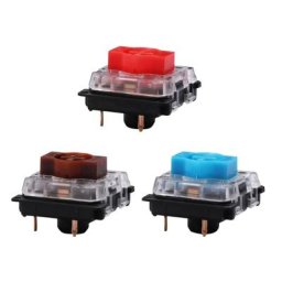 GATERON-Joli Tactile pour Clavier Mécanique Ultra-Mince Rouge Marron Bleu Échange à Chaud