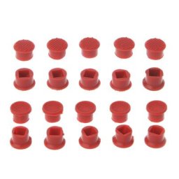 Capuchons pointeur pour souris d'ordinateur portable capuchon de suivi capuchons rouges pour