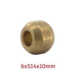Bague de moteur de ventilateur en alliage de fer de cuivre d'alésage huile autolubrifiante lames