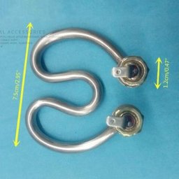Éléments chauffants électriques en acier inoxydable en forme de fer à cheval pour