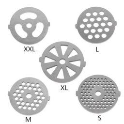 Pièces de plaque de hachoir à viande en acier inoxydable filet de couteau trou pour support de