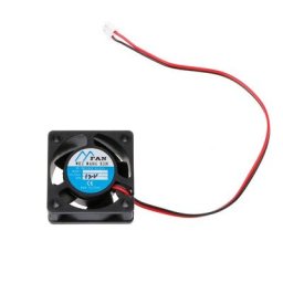 Mini ventilateur de refroidissement sans balais 40mm × 40mm × 20mm DC 12V 2 broches 5 lames