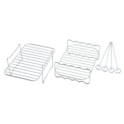 Support pour friteuse à Air à Double panier support multi-niveaux pour accessoires de friteuse à
