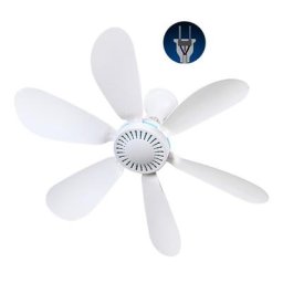 Mini ventilateur de plafond universel 16.7 pouces AC 220V 10W silencieux avec interrupteur