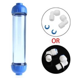 Boîtier de filtre à eau pour osmose inverse bricolage couvercle de filtre T33 Tube Transparent