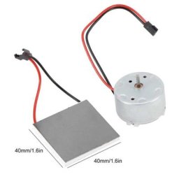 Moteur électrique avec feuille de générateur de chauffage pour cheminée ventilateur alimenté par