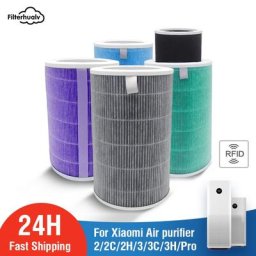 Filtre à air pour supporter ficateur d'air Xiaomi remplacement antibactérien filtre HEPA au
