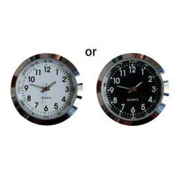 Mini horloge à Quartz ronde chiffres arabes cadran cadran pour bureau maison
