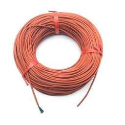 Directions de chauffage en caoutchouc de silicone pour chauffage au sol gel de pton fil en fibre