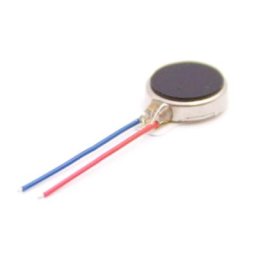 Mini moteur de vibration avec fil de plomb type de bouton plat moteur pour téléphone portable