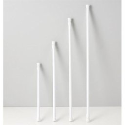 Bâtons Extensibles Multi-Usages à Ressort Filet Télescopique Voile Tension Tringle à Rideau