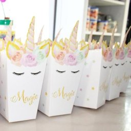Nairobi Orn-Boîte à pop-corn pour enfants sacs à strass emballage de bonbons décorations de fête